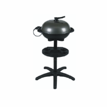 New Design Standing Electric BBQ Grill with Trolley